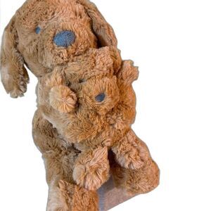 Cloud Island Brown Stuffed Dog Toy